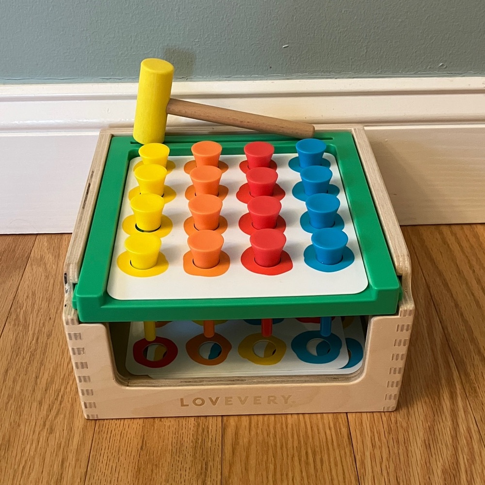 Lovevery Match and Tap Hammer Box